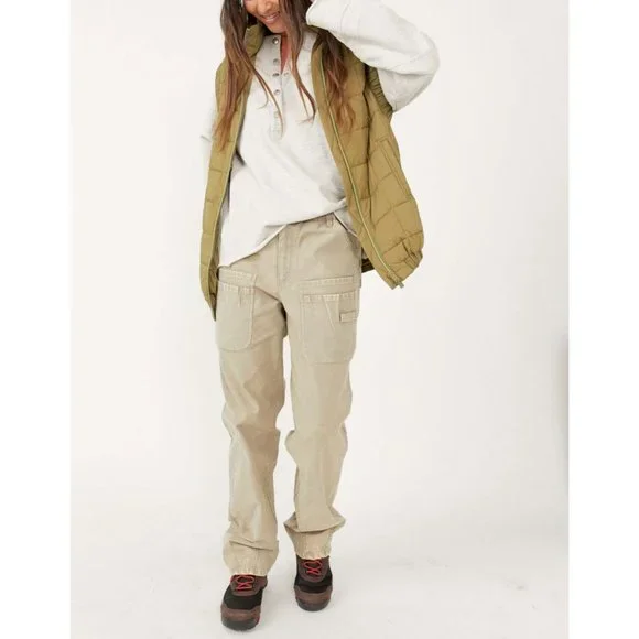 🎉LAST CHANCE🎉 NWT FP Movement Voyage Pants / Desert Taupe - Picture 2 of 7